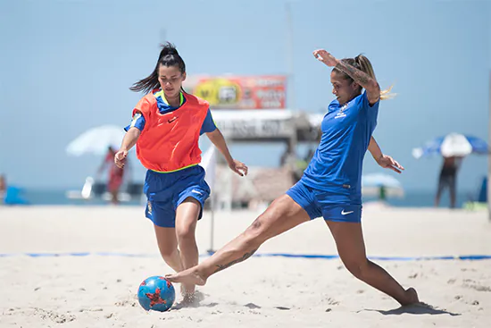Seleção feminina é convocada para a Copa de Seleções de Beach Soccer