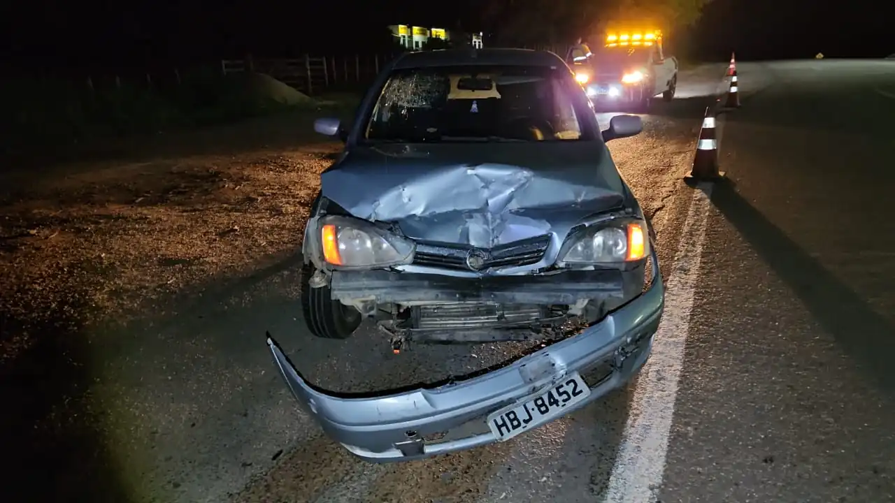 Conversão irregular provoca acidente na MG-050 e deixa uma pessoa ferida em Formiga