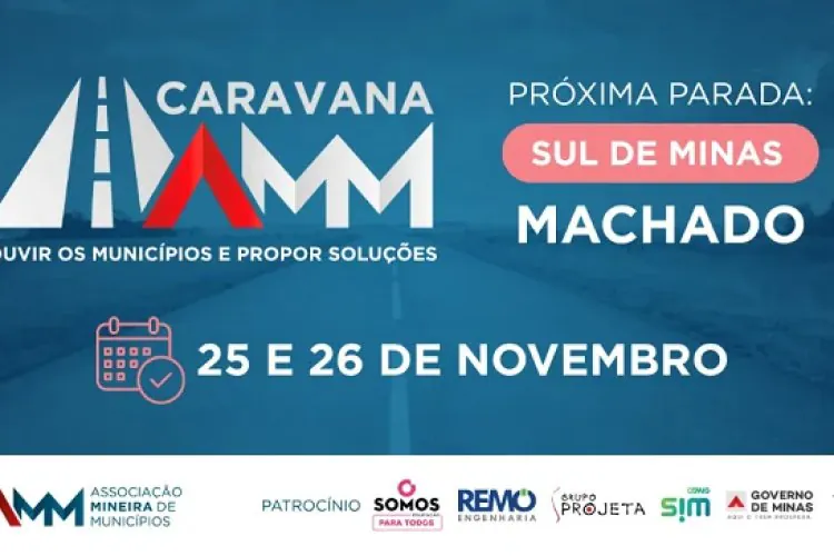 Caravana da AMM chega a Machado nesta terça (25) 