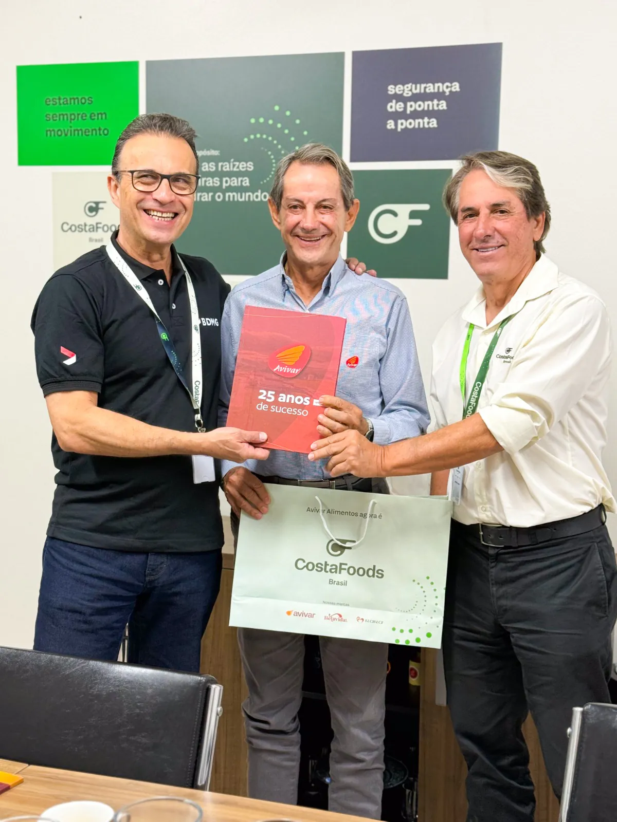 CostaFoods Brasil recebe presidente do BDMG e reforça papel do crédito orientado no desenvolvimento regional