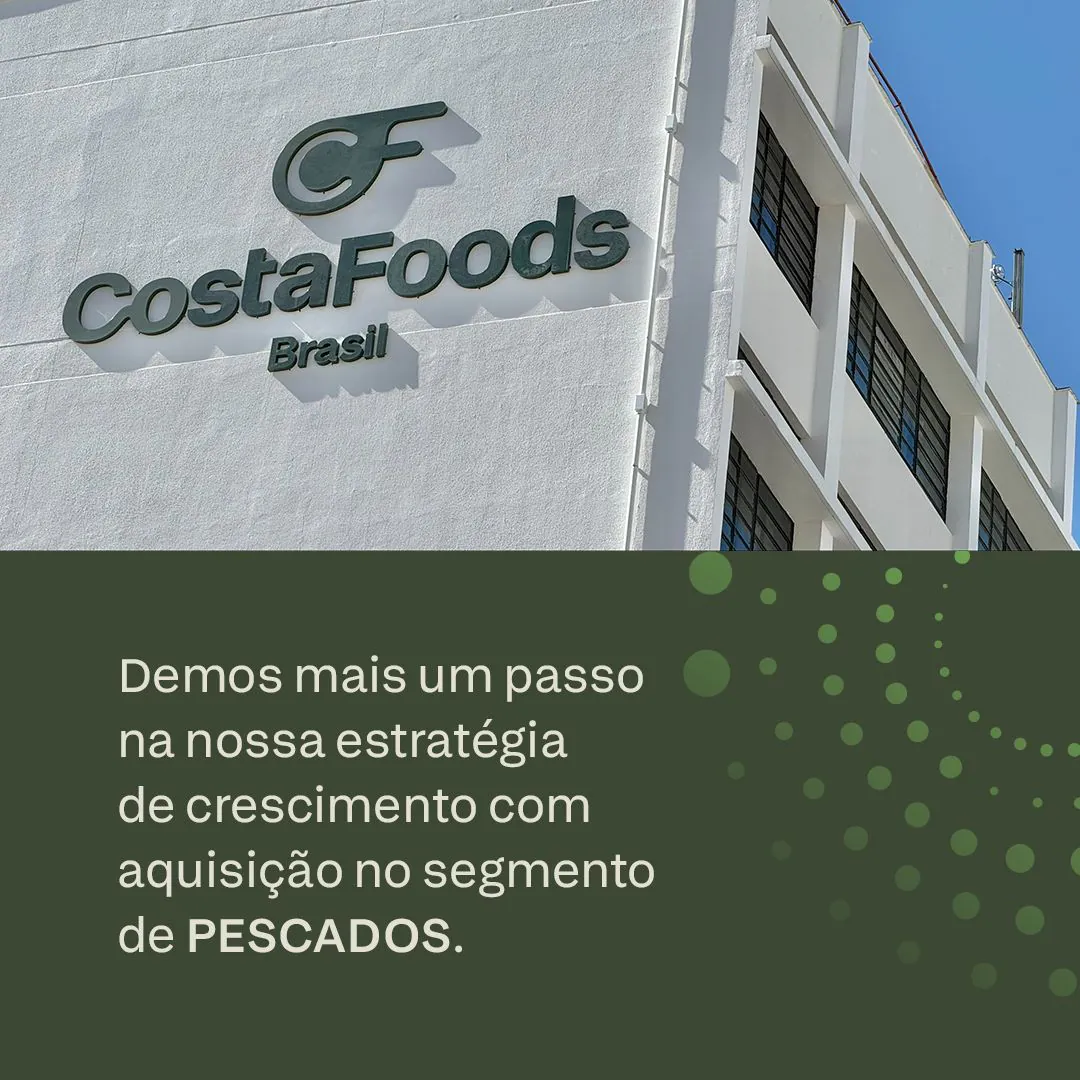 CostaFoods Brasil anuncia aquisição da DB Lemes Pereira LTDA e fortalece sua estratégia de expansão industrial