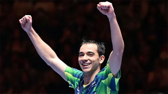 Hugo Calderano vira número 2 do mundo e é o 1º sul-americano a ocupar a posição