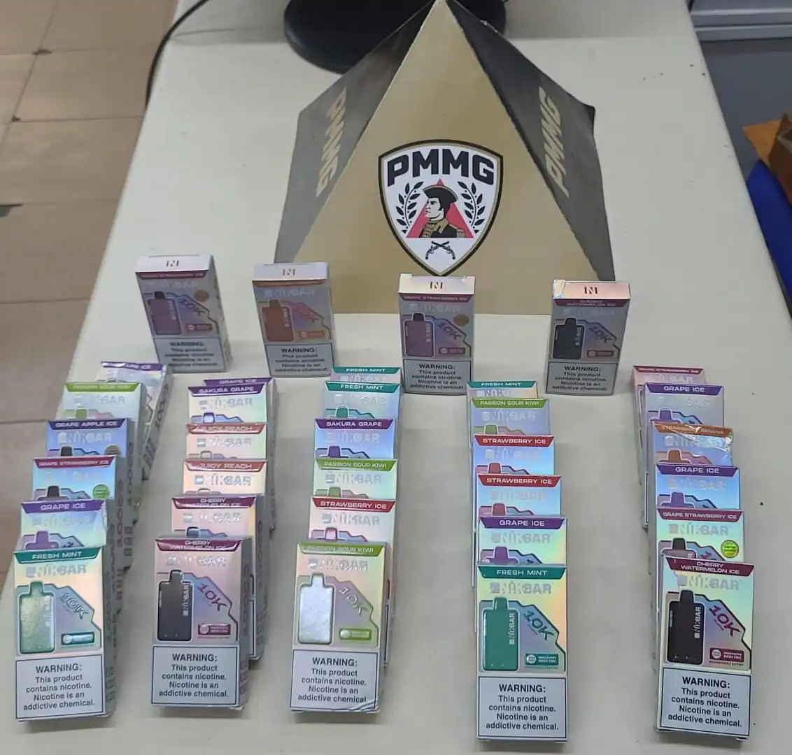 Jovem é preso por contrabando de cigarros eletrônicos em Itaúna
