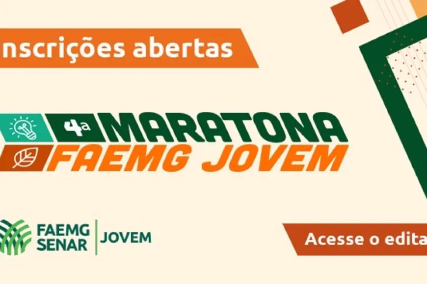 Edital da 4ª Maratona Faemg Jovem já está disponível 