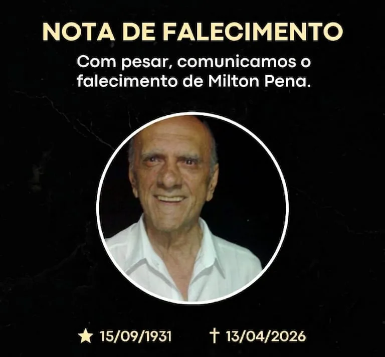Morre em Divinópolis, aos 94 anos, Milton Pena