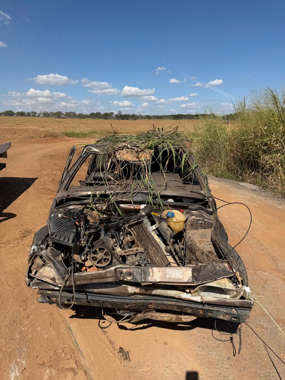 Motorista morre após perder controle e capotar carro na MG-170
