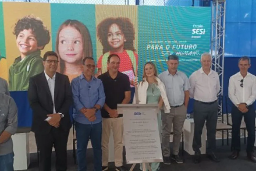 FIEMG inaugura escola do SESI em Araçuaí e lança pedra fundamental de nova unidade em Salinas 