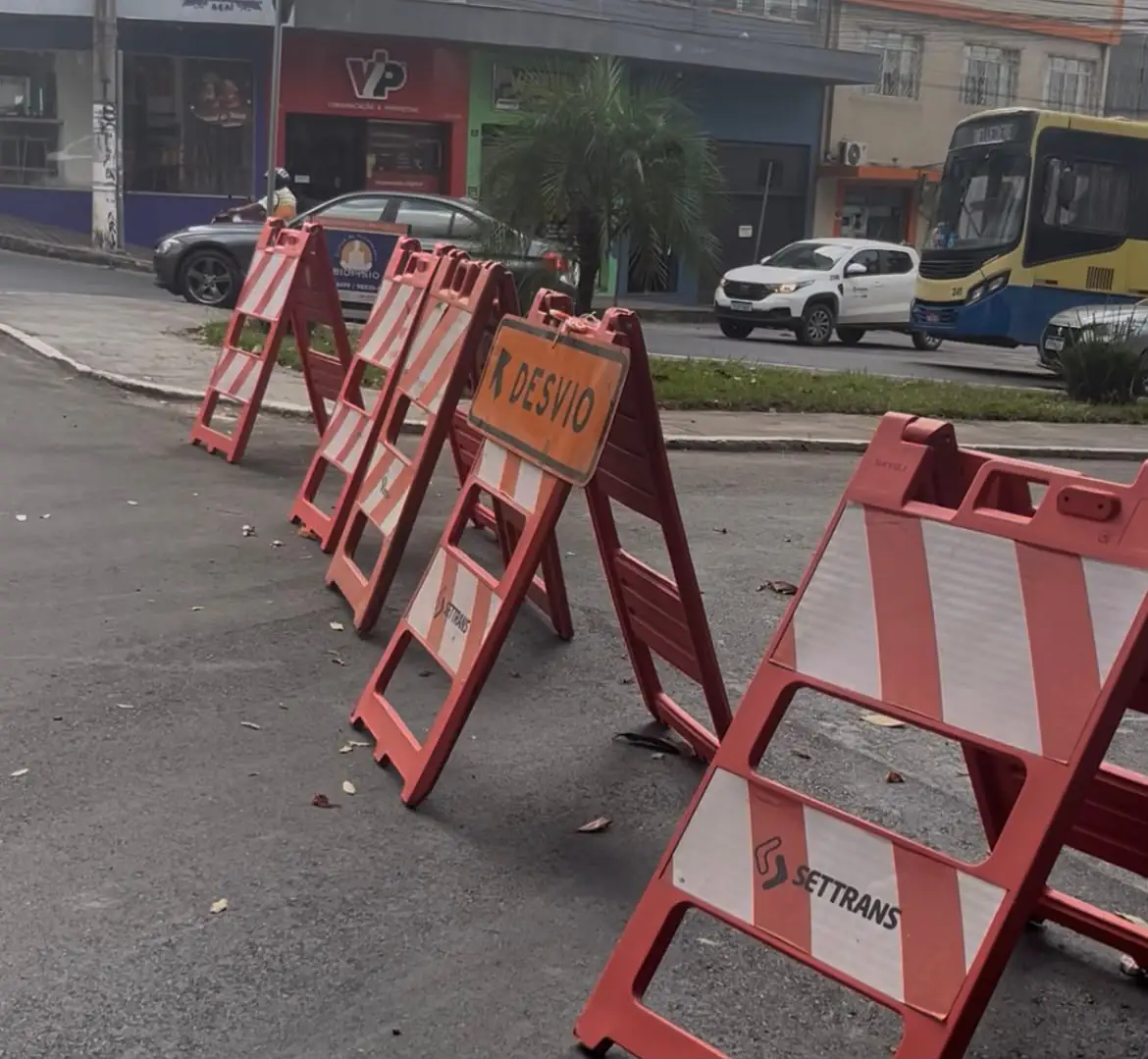 Trecho da avenida JK é interditado para obras