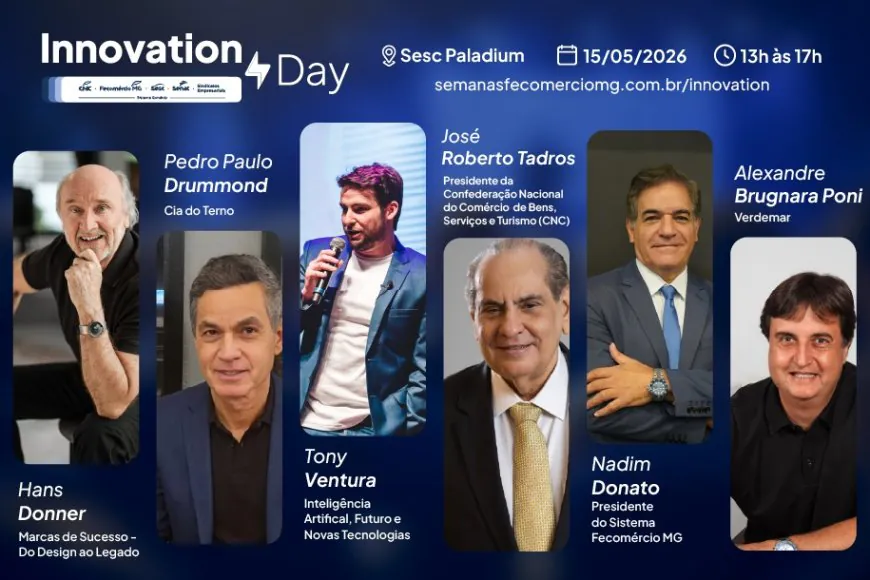 Sistema Fecomércio MG, Sesc e Senac realizam Innovation Day, para debater transformações do comércio 