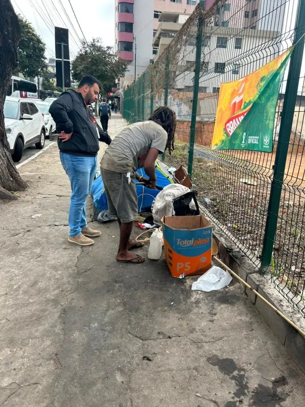 Prefeitura acolhe pessoas em situação de rua no Centro de Divinópolis