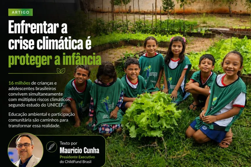 Enfrentar a crise climática é proteger a infância 